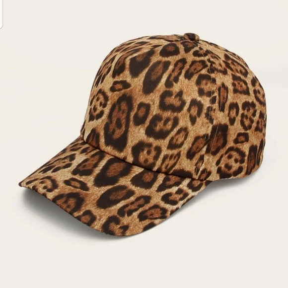 Leopard Print Baseball Cap - Picture 3 of 3